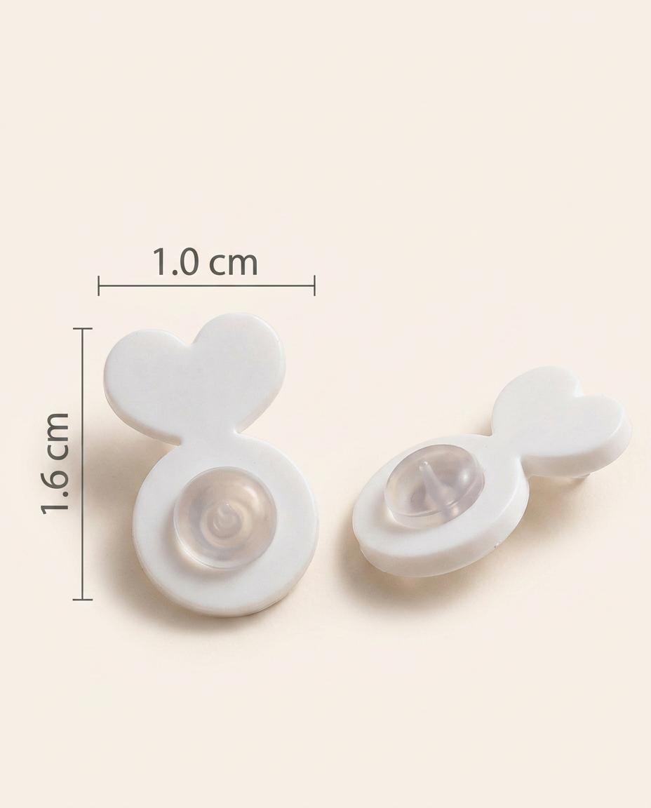 Heart-Shaped Earring Plug